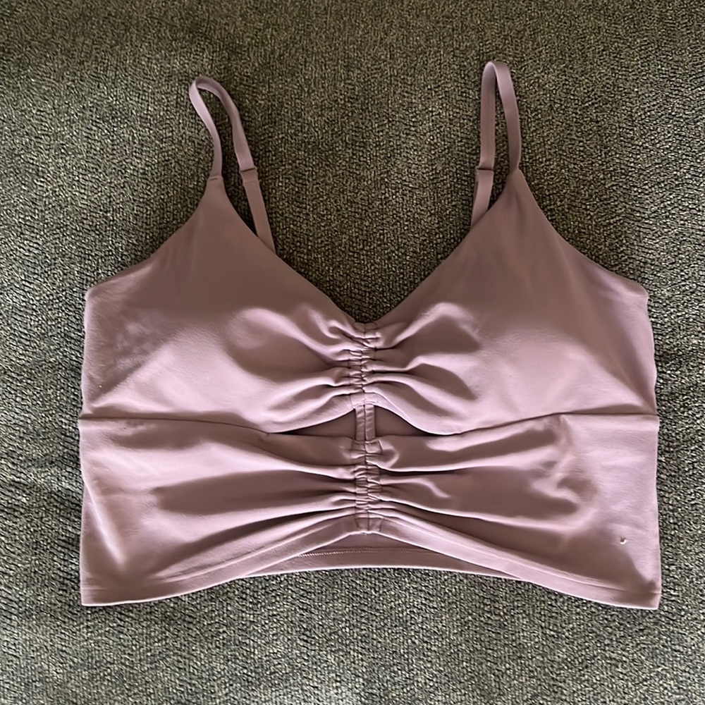 Athleta pink sports bra in medium
